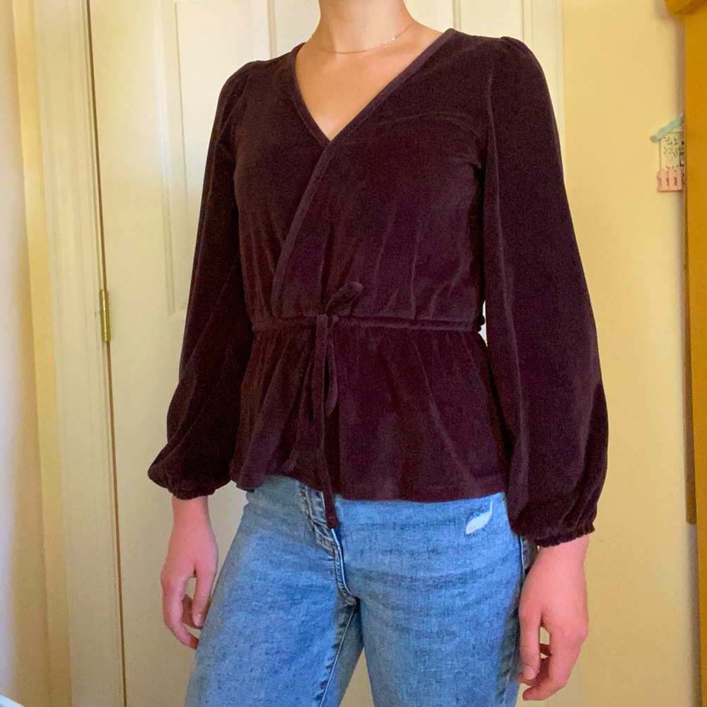 Madewell Purple Top